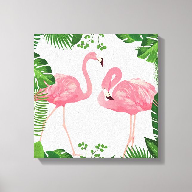 Toile Flamants roses (Recto)