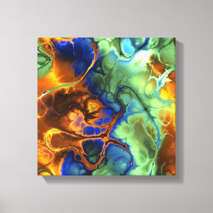 Toile Flamme fractale