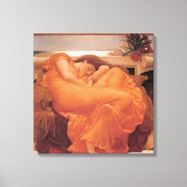 Toile Flamme Juin ~ Lord Frederick Leighton (Recto)