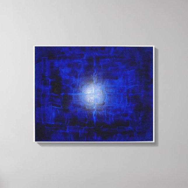 Toile Flash à bille bleu (Recto)