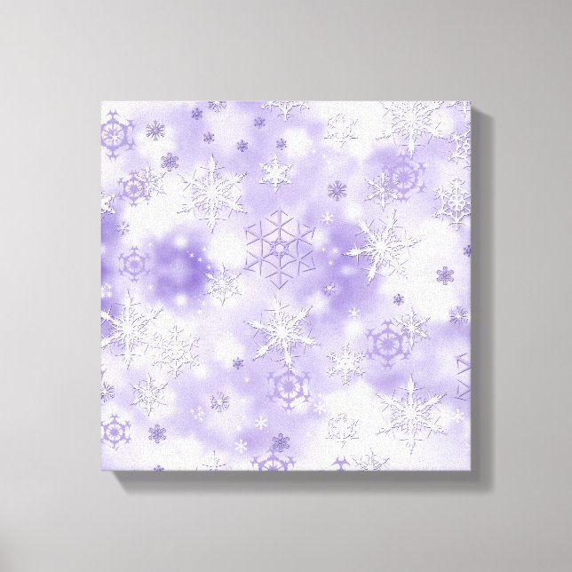 Toile Flèche de neige violette (Recto)