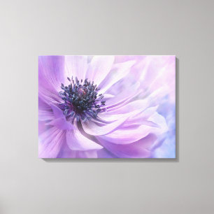 Toile Fleur Art-Purple