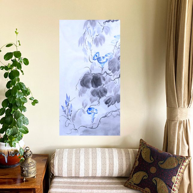 Toile Fleur bleue (Créateur téléchargé)