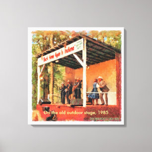 Toile Fleur Canvas, 1985 d'haricot