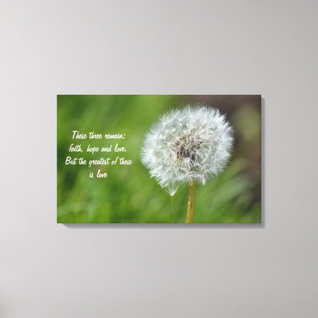Toile Fleur Dandelion (Recto)