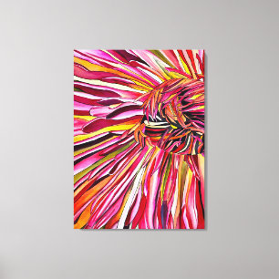 Toile Fleur d'aquarelle Chrysanthemum