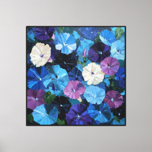 Toile Fleur de Gloire Matinale Art Floral Abstrait