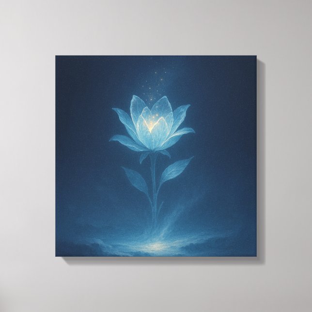 Toile Fleur de minuit (Recto)