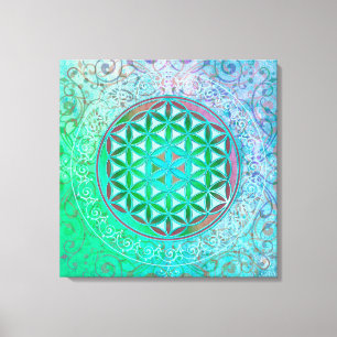 Toile Fleur de vie / Blume des Lebens - Ornement IV