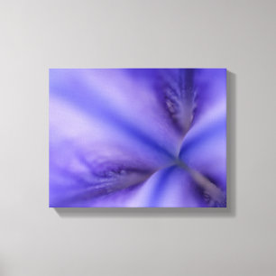 Toile Fleur d'Iris Pourpre en Gros Plan