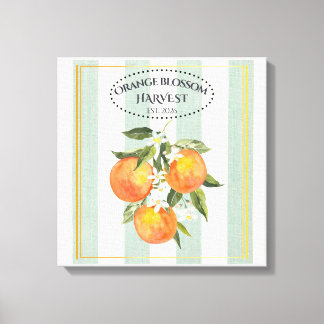 Toile Fleur d'Oranger - Label Citrus Méditerranéen