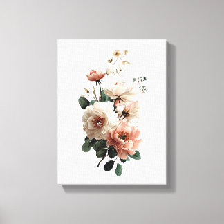 Toile Fleur Élégante de Fleur Sauvage