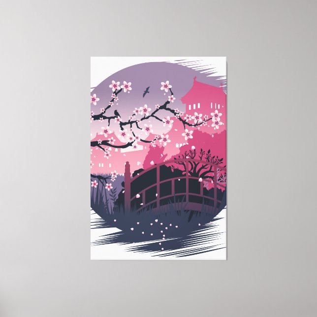 Toile Fleur foncée (Recto)