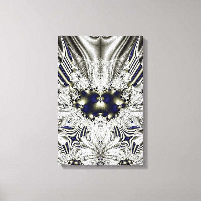 Toile Fleur noire (Recto)