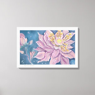 Toile Fleur surnaturelle