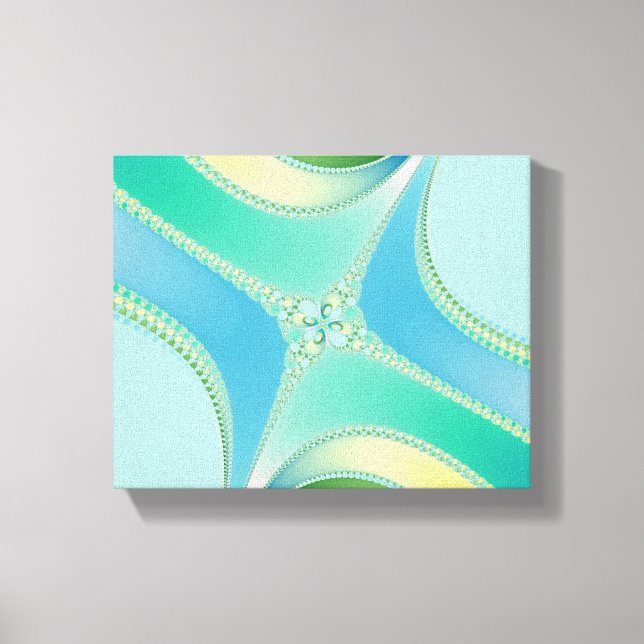 Toile Fleurir - Art Fractal (Recto)