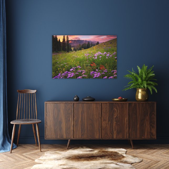 Toile Fleurs | Colorado Fleur sauvage violet (Créateur téléchargé)
