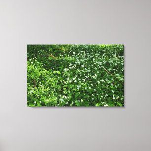 Toile Fleurs de bois