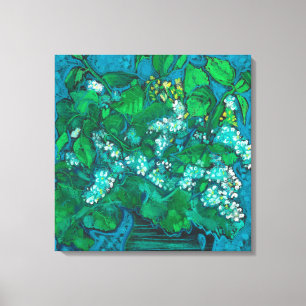 Toile Fleurs de cerisier d'oiseaux Fleurir peinture flor