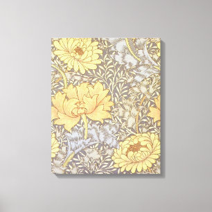 Toile Fleurs de chrysanthème de William Morris