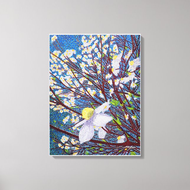 Toile Fleurs de Dogwood (Recto)