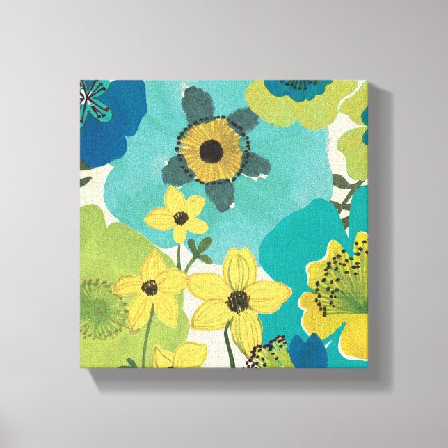 Toile Fleurs de Jardin Décoratives (Recto)