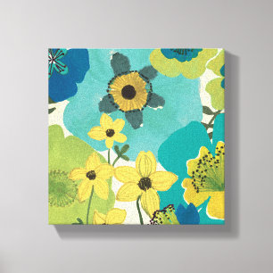 Toile Fleurs de Jardin Décoratives