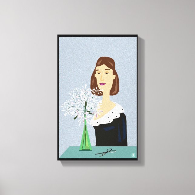 Toile Fleurs de neige (Recto)