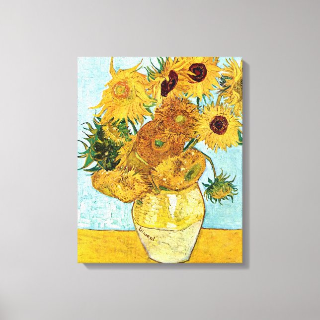 Toile Fleurs de soleil (Recto)