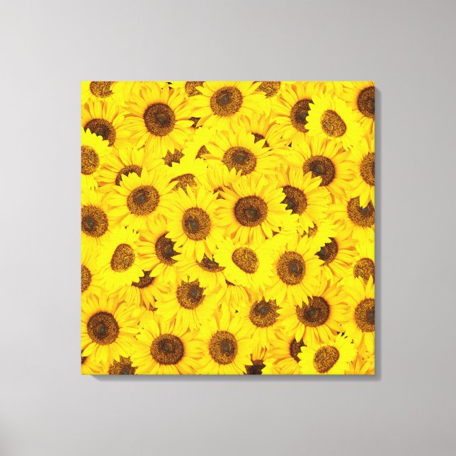 Toile Fleurs de soleil (Recto)