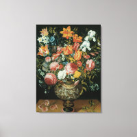 Fleurs de style baroque vintage dans un vase