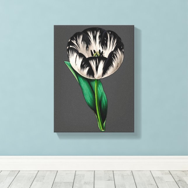 Toile Fleurs de tulipes du jardin de printemps (Insitu (Plancher de Bois))
