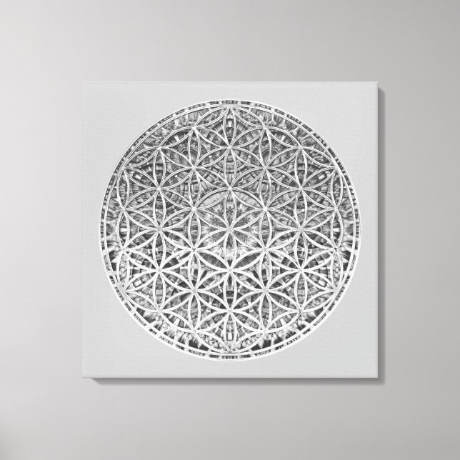 Toile FLEURS DE VIE - Médaille Argent (Recto)
