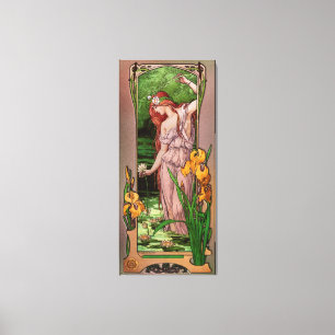 Toile Fleurs d'eau par Élisabeth Sonrel