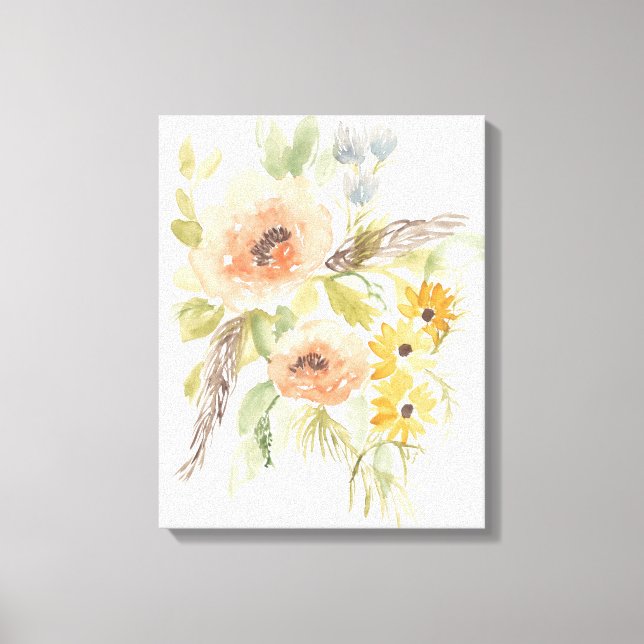 Toile Fleurs D'Été Fin I (Recto)