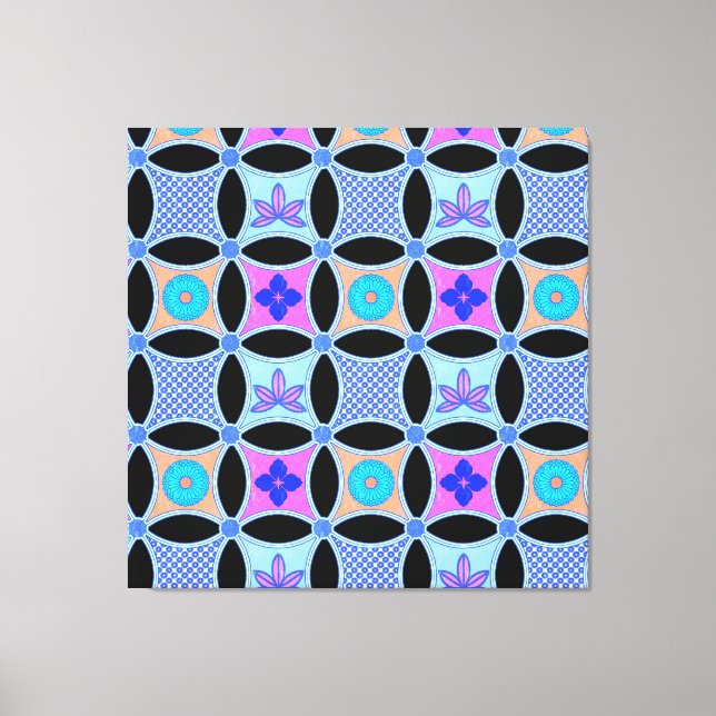 Toile Fleurs et Motifs (Recto)