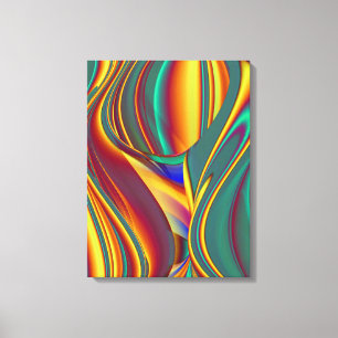 Toile Fleurs Magiques de Printemps Eté Automne