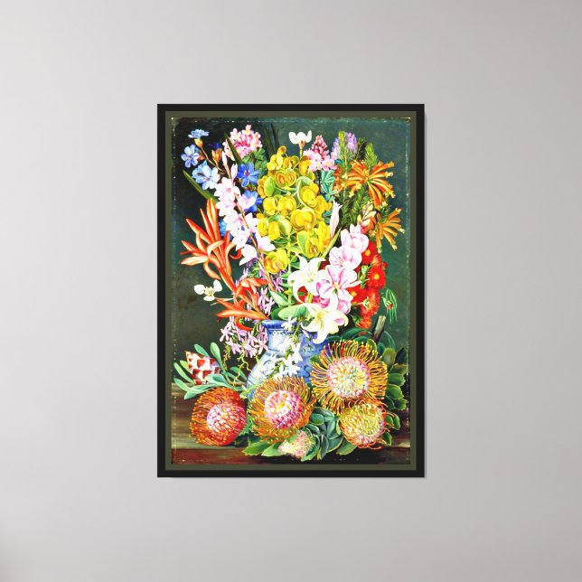 Toile Fleurs sauvages de Ceres, Afrique du Sud (Recto)