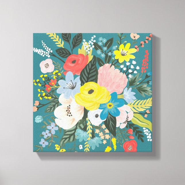 Toile Fleurs sauvages du jardin (Recto)