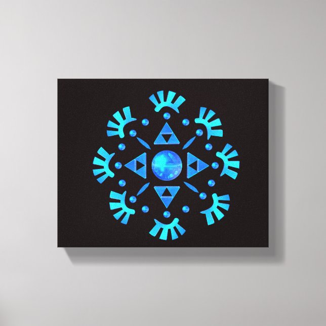 Toile Flocon de neige cristal (Recto)