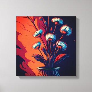 Toile floral hyper-réaliste