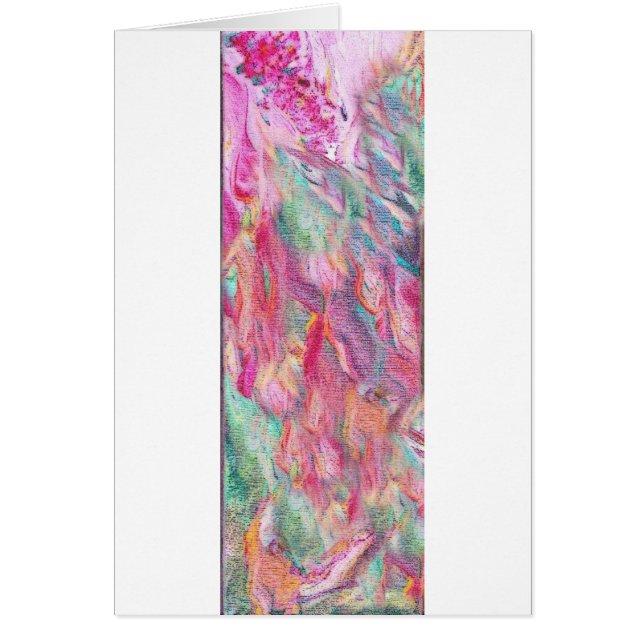 Toile florale abstraite (Devant)