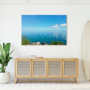 Toile Floride Keys Coucher de soleil sur le paysage mari