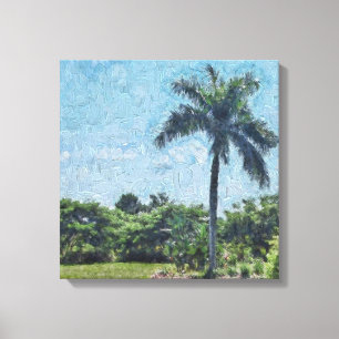 Toile Floride Monet Palm