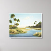 Floride Paysage peinture Imprimer - Zones Humides