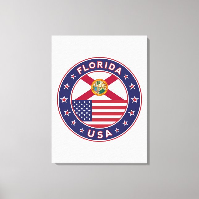 Toile Floride, poster, toile, portrait (Recto)