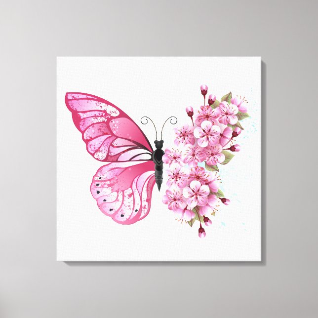 Toile Flower Butterfly (Recto)