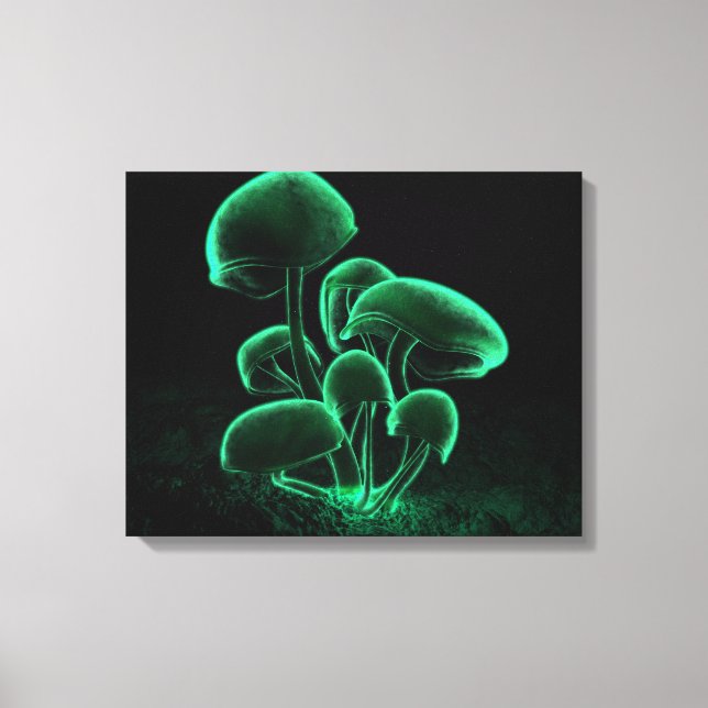 Toile Fluorescence verte (Recto)