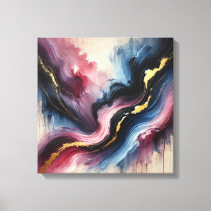 Toile Flux Ethérée - Elégant tableau d'art Abstrait