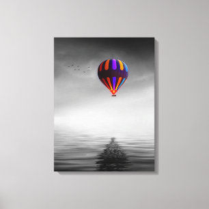 Toile Flying Balloon Sélective Minimaliste Photographie